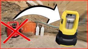 Draining the cellar: New pump defective after 1 month - non-return valve installed