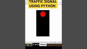 I Made a Traffic Signal Using Python | Easy Python Project For Beginners #python #trafficsignal