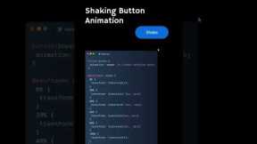 Shaking button hover animation for beginners #shorts #viralvideo #trending