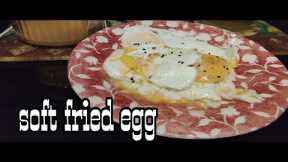 Healthy breafast soft fried egg#cooking#trending
