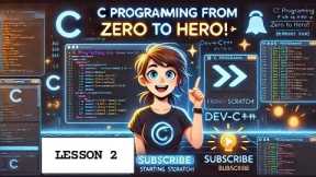 C Programming for Absolute Beginners | complete Step-by-step Guide (lecture 2)