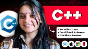 🔥 C++ Full Crash Course for Beginners 🚀 Learn C++ Programming from Scratch in One Video