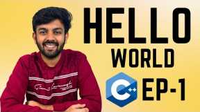 Introduction to C++, IDK Setup & Hello World | C++ for Beginners Ep-1 | code io - Tamil