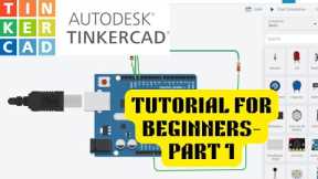 Tinkercad Tutorial for Beginners - Part 1 | Control an LED with a Push Button | 3Gen Techies