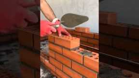 Stretcher Bond Brick Layer Mason video.#mason #construction #brick #video #work