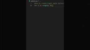 how to print star pattern in python ( python for beginners ) #patternprogram #pythonprogramming