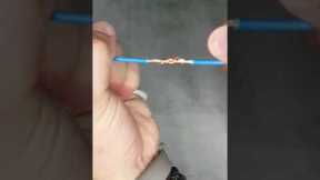 How to Properly Join Electrical Wires #shorts #electricaltips #electricalwork #wiring #viral