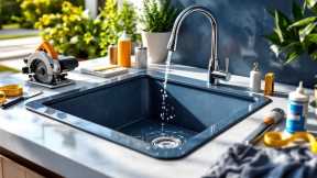 Granite Sink Installation: Outdoor Kitchen Made Easy!