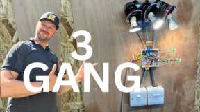 How to Wire a 3-Gang Light Switch –  Guide for Electricians!