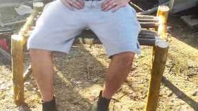 I Spent 4 Hours Crafting This Bench Out of Wood With NO Screws And NO Nails! Cheap Bench for Garden