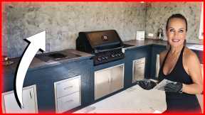 Transform Your Walls: DIY Concrete Look Tutorial - garden kitchen