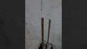 Laying First Block Wall Course Masonry work