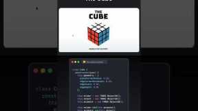 Create a 3D Cube Like a Pro! Fast Coding Tutorial for Beginners