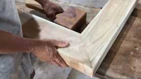 Amazing Japanese Joinery Woodworking Skills, Build A Hand Cut Wood  Mitred No Screw
