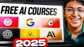 10 FREE AI Courses for Absolute Beginners in 2025
