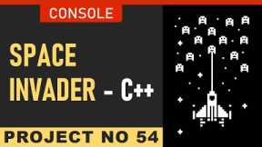 Space Shooter/Invader in C++ for Beginners | Easy Console Games Coding Tutorial