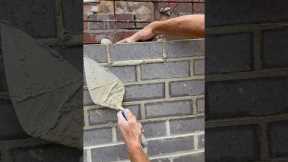 Buttering in the closure brick #bricklaying #asmr #satisfying #tradie