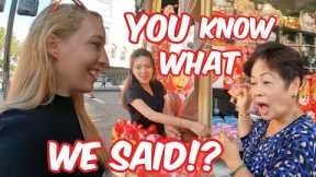 “Did you just say…” Catching people in 4 languages, wait until you see their reactions