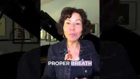 Good Breath Support vs. Bad Support