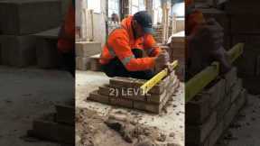 4 Basic Skills in Bricklaying.