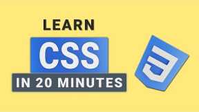 Learn CSS in 20 Minutes Full Course for Beginners – MzCode01 #csstutorial #coding