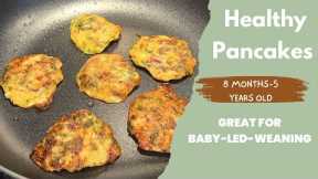NO EGG, NO FLOUR: Healthy Pancakes For Babies | Healthy Snacks For Babies | Tiffin Recipe