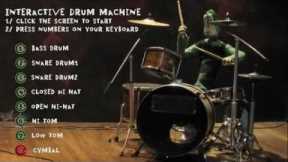 Interactive YouTube drum machine