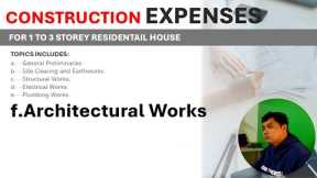 Construction Estimate- Masonry Works (Part 3)