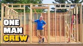 How to Frame a Shed (One Section at a Time)