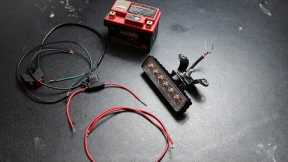 How To Wire ON OFF Switch to light EASY! Atv Dirt Bikes Boats Utv Motorcycles