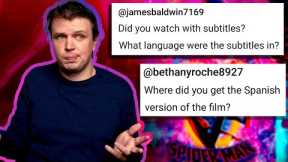 Watching Spiderman 50x YOUR QUESTIONS ANSWERED!