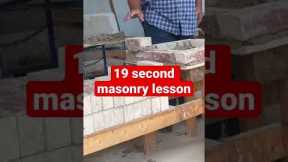 A Brief #masonry Lesson