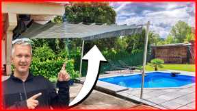Build your own retractable sun sail – flexible sun protection for your patio and pool!
