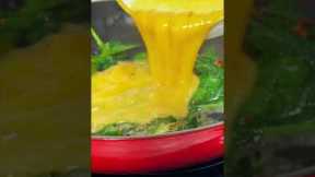 Healthy breakfast | spinach scrambled egg