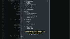 Kubernetes Tutorial For Beginners: What Are the Deployment Strategies in K8s #shorts