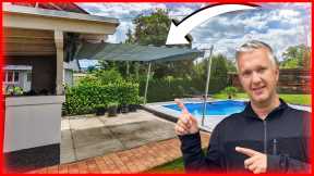 Faltbares Sonnensegel für Pool und Terrasse: Schritt-für-Schritt selber bauen