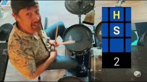 Learn Your FIRST Drum Beat and Rockin Drum Fill in Minutes! #beginnerdrumlessons