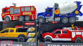 Toy car story for kids, toy truck review, kids construction vehicles, toy vehicles for children