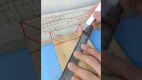 The Real Art of Carpentry! How to Join Boards Without Nails #diy #woodworking #tips #tricks #skills