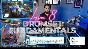 Learn To Play Drums! Drumset Fundamentals Lesson 8 with TheProDrummer - More Grooves and New Fills