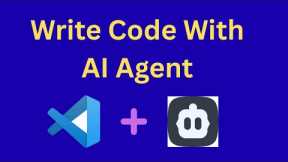 Write Code with AI Agent in VS Code | Cline for Beginners