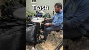 This is the trashiest drum kit you’ll ever hear #drums #everythingwitheric #ericlovley