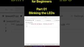 IoT in Python For Beginners  | 01 - Blinking the LEDs (Short Version)