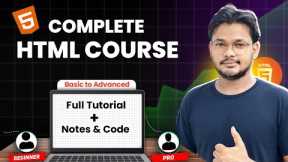 HTML Full Course | HTML Tutorial for Beginners