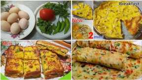 4 Delicious Egg Breakfast Recipes | Breakfast | Egg Recipe | egg toast | Anda Recipes| Nashta Recipe