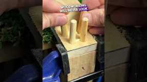 The carpenter’s wood spliceFirm and creative joint#USA #CarpentryHack #PerfectSplice