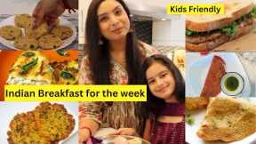 7 Kid-Friendly Indian Veg Breakfasts | Easy & Quick Under 15 Mins