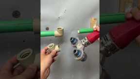 How to Fix PVC Pipe Leakage with Simple Trick | DIY Plumbing Hack #ideas #shorts #pipe