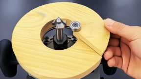 New invention | Round jig handheld tube machine | Square curved angle joint many carpenters not know