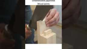 How to Make Japanese Wood Joints Without Nails | Traditional Joinery Tutorial#woodworking#diy#shorts